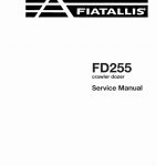 FiatAllis FR255 Crawler Dozer Service Manual