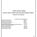 John Deere 310K Backhoe Loader Repair Service Manual